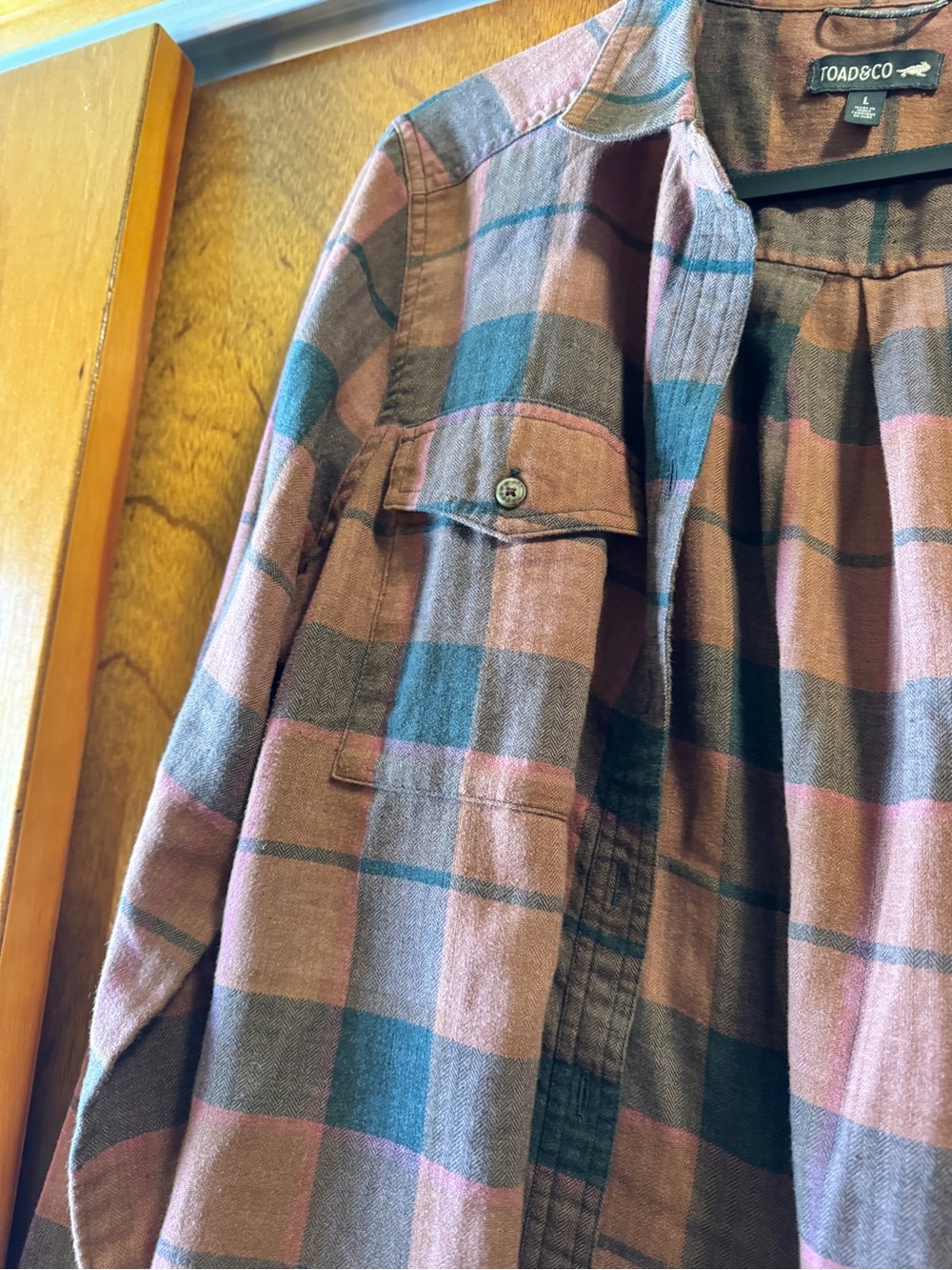 Toad & Co. button down - Picture 4 of 11